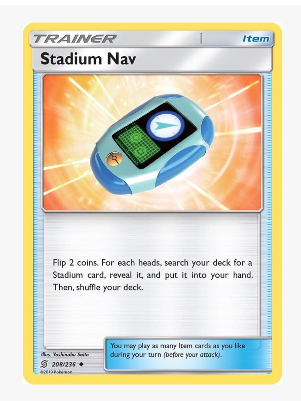 Stadium Nav SM Unified Minds Pokemon Trading Card